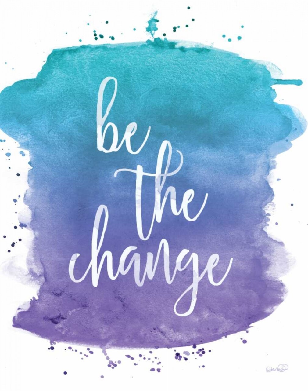 Be the Change Poster Print by N. Harbick - Item # VARPDXHRB428